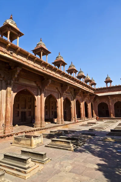 JAMA masjid i fatehpur sikri är en moské i agra, färdigställdes — Stockfoto