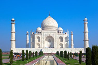 Taj Mahal in India clipart