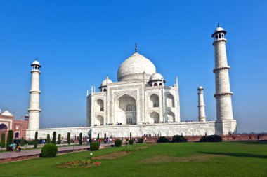 Taj Mahal in India clipart