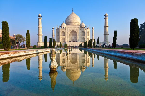 Taj Mahal w Indiach Zdjęcie Stockowe