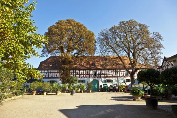Çiftlik evi ünlü biebrich Sarayı — Stok fotoğraf