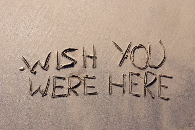 Sand message clipart