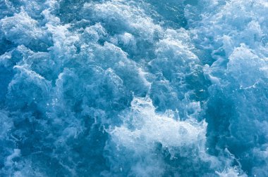 Churning blue ocean water clipart