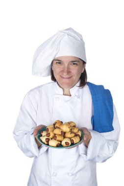Chef with food clipart