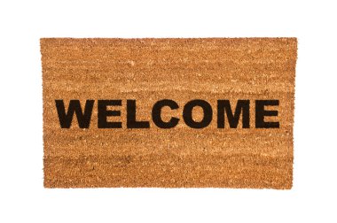 Doormat with Welcome Text clipart