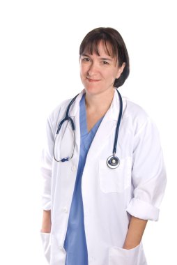 Female physician and doctor clipart