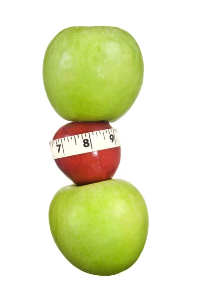 Apple weightloss — Stock Photo, Image
