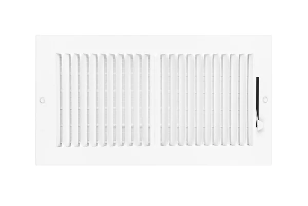 Кондиціонер та опалювальний вентилятор на білому — стокове фото