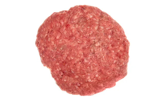 Çiğ hamburger köftesi — Stok fotoğraf