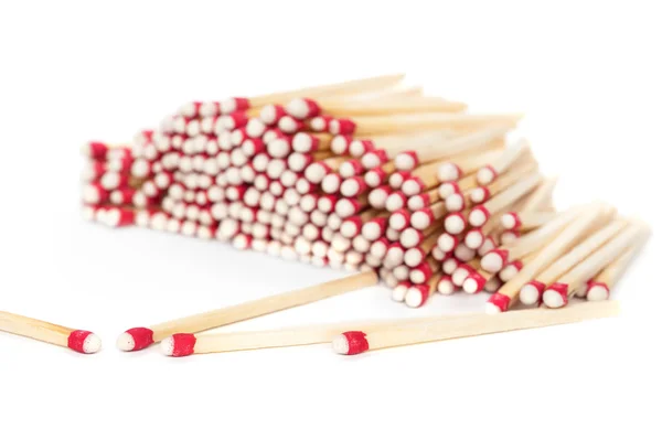 Matchsticks on white — Stock Photo, Image