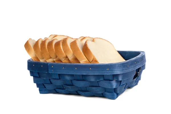 篮子里的面包 — 图库照片