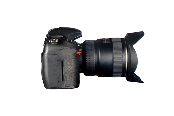 stock image DSLR camera on white