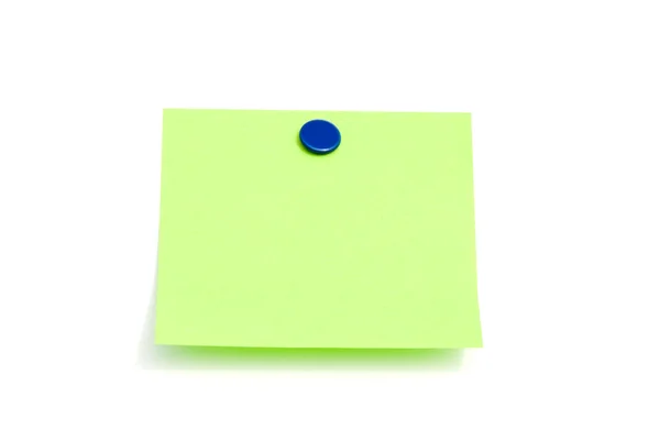 Grön skriva en anteckning — Stockfoto