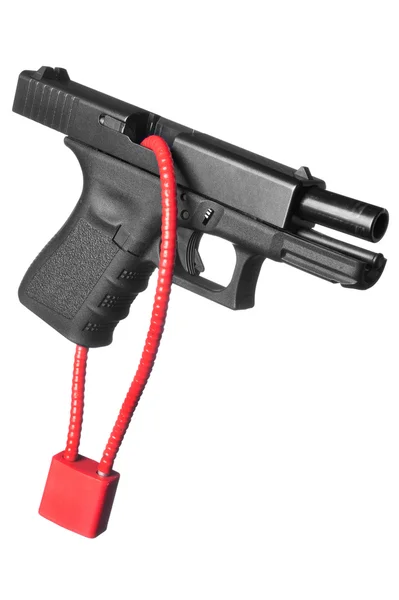 Zablokowanej broni palnej — Zdjęcie stockowe
