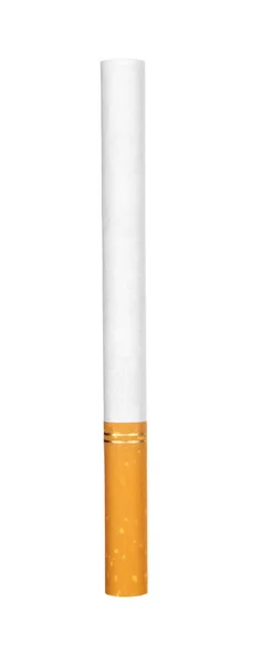 Sigaret op wit — Stockfoto