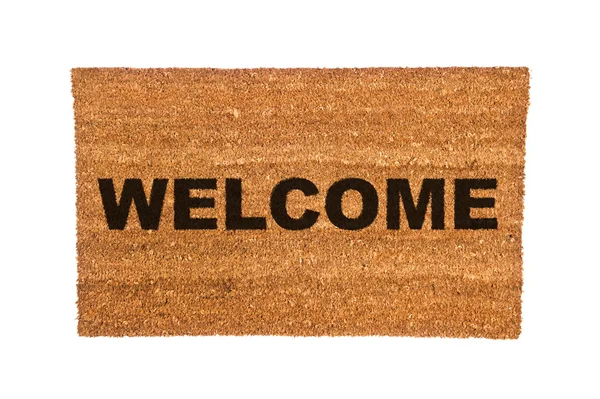 Doormat with Welcome Text — Stock Photo, Image