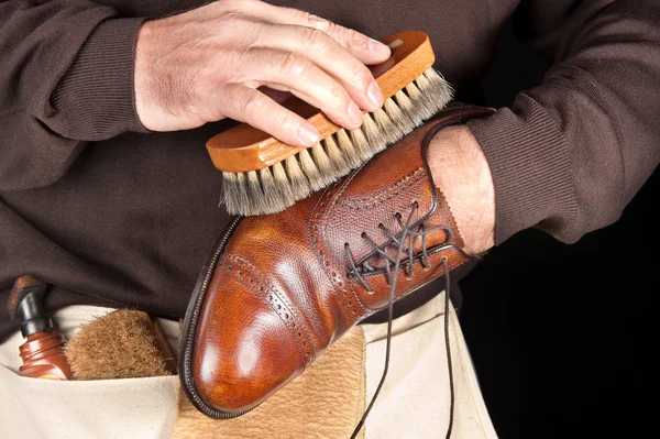 Lucidatore di scarpe — Foto Stock