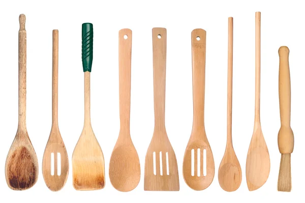 Wooden kitchen utensils — Stock Photo, Image