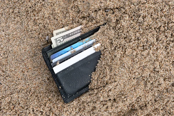 잃어버린된 지갑 — 스톡 사진