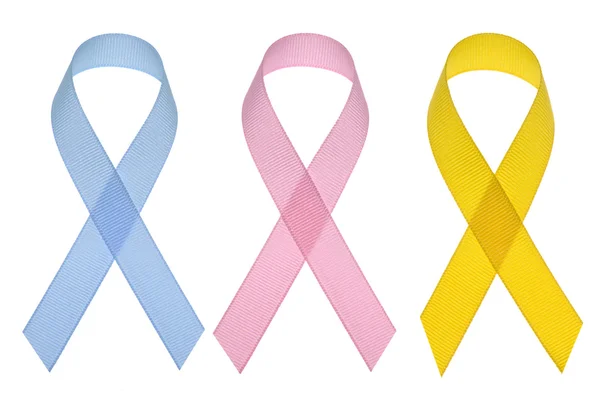 Cancer awareness ribbons — Stock Photo, Image
