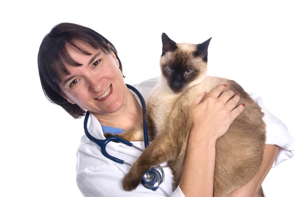 Жіночий Ветеринарний лікар — стокове фото
