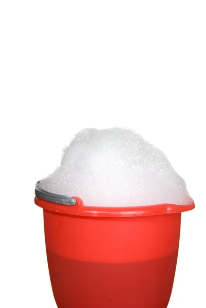 存储桶的肥皂水 — 图库照片