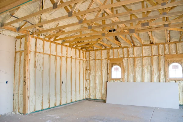 Home construction and insulation — Stock Photo, Image