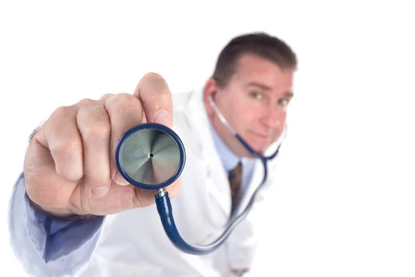 Lekarz i stetoskop — Zdjęcie stockowe