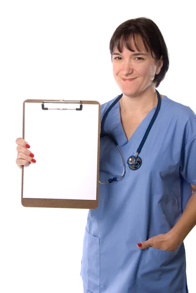Vrouwelijke arts en de arts — Stockfoto