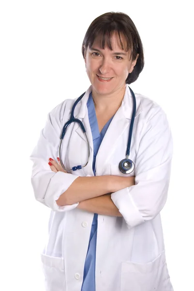 Ženský lékař a lékař — Stock fotografie