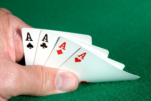 Mano di poker — Foto Stock