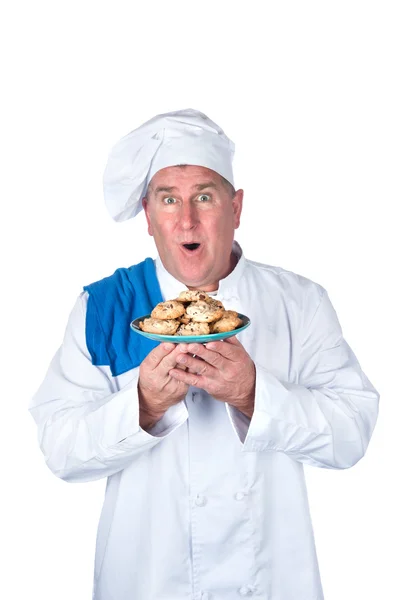 Exccited chef Royalty Free Stock Images