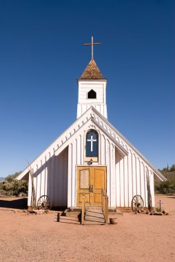 Old wooden church clipart