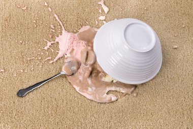 Spilled Ice Cream clipart