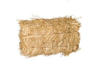 Bale of hay clipart