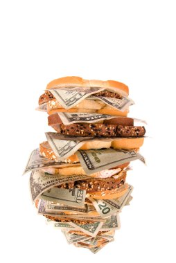 Money sandwich clipart