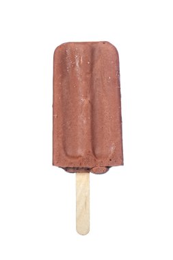 Fudge popsicle isolated on white clipart