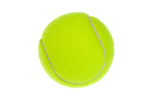 Изолированный теннисный мяч — стоковое фото