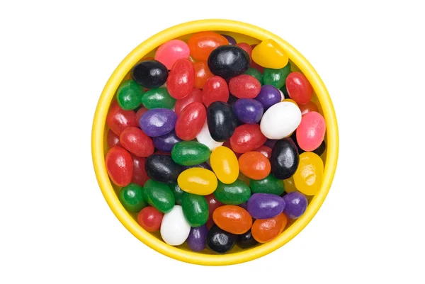 Bowl of jellybeans — Stock Photo, Image