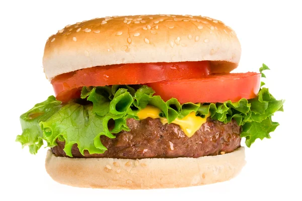 Sulu hamburger — Stok fotoğraf