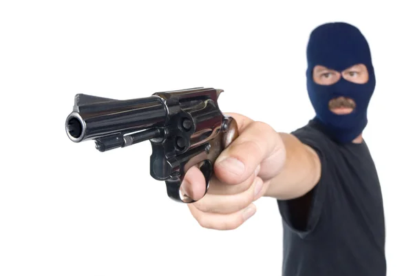 Ladrón a mano armada — Foto de Stock