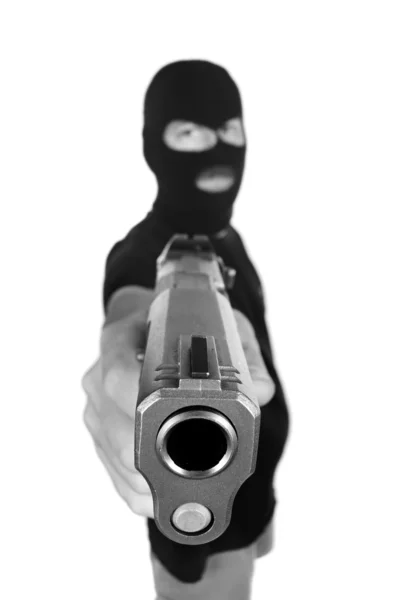 Ladrón a mano armada — Foto de Stock