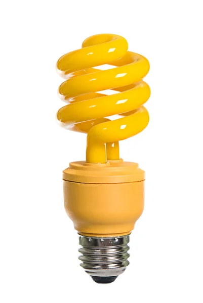 Желтая лампочка — стоковое фото