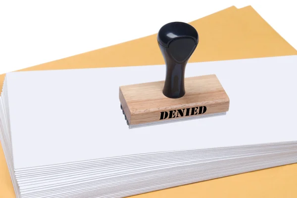 Denial rubber stamp — Stock Photo, Image