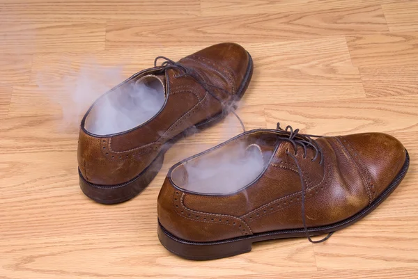 Fumare scarpe vestito — Foto Stock