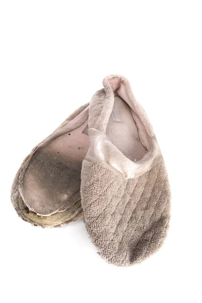 Old house slippers — Stock Photo, Image