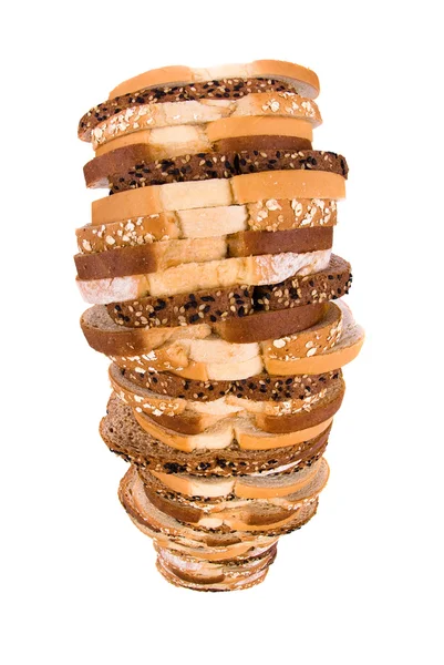 Bread stack — Stock Photo, Image