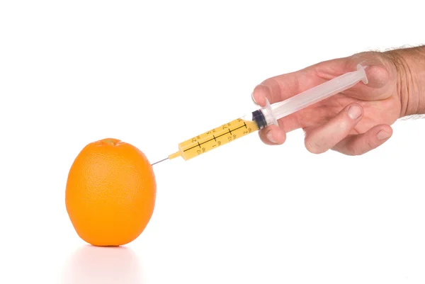 Injection d'orange — Photo