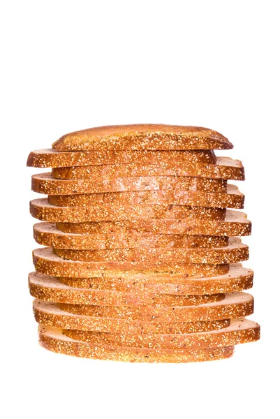 黑麦面包的面包 — 图库照片