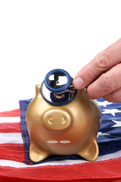 Dead piggy bank — Stock Photo, Image
